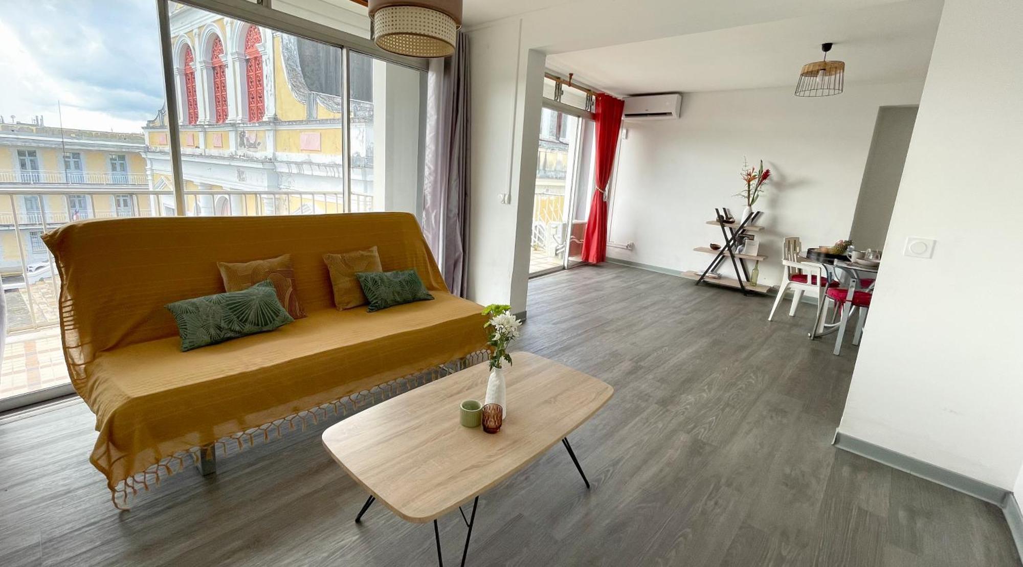 Apartamento Grand Sejour Lumineux Avec Balcon & Vue Cathedrale Pointe-à-Pitre Exterior foto